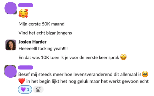 Slack bericht 1