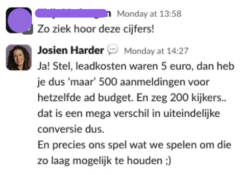 Slack bericht 8